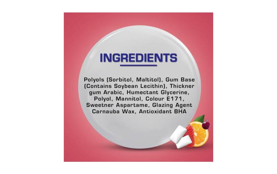 Orbit Sugar Free Mixed Fruit Chewing Gum    Plastic Bottle  22 grams